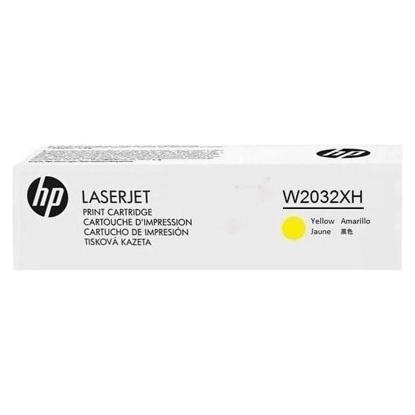 Hp Toner W2032XH Giallo Originale Per Stampante Laserjet - Cartuccia Di Inchiostro-image