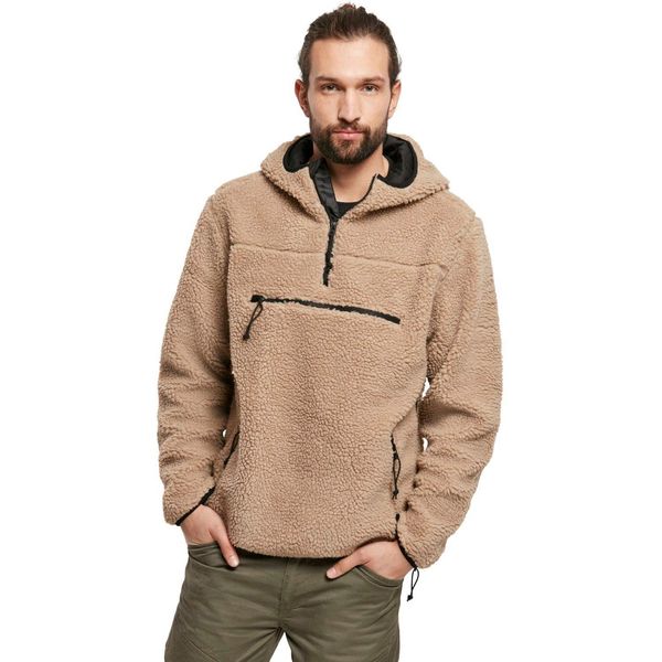 Brandit Teddyfleece Pullover Worker, Cammello-image