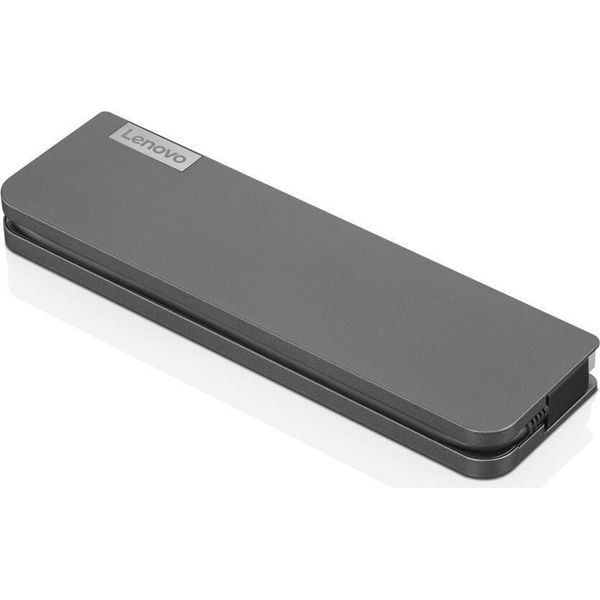 Lenovo USB-C Mini Dock - Kabelgebunden - Usb 3.2 Gen 1 (3.1 Gen 1) Type-C - 3,5 Mm - 10,100,1000 Mbit/S - Grau - Cb - Bsmi - Sii - Cu - Ukraine - Kvalitet - Loa - Nom - Culus - Fcc - Ices - Ce - Rcm - Vcci - Kcc - Eac-image