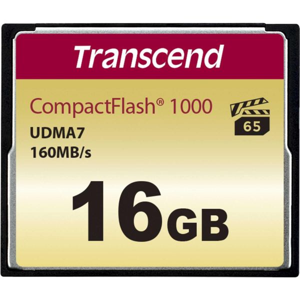 Transcend Ultimate - Scheda Di Memoria Flash - 16 Gb - 1000X - Compactflash-image