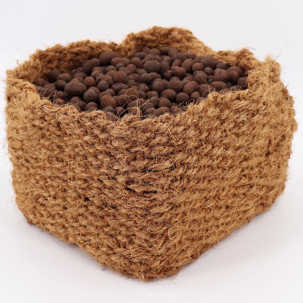 2 Cesto Per Piante In Cocco 20 X 20 X 15 Cm Cesto Per Piante Da Laghetto Per Tappetino Da Argine E Terrapieno-image