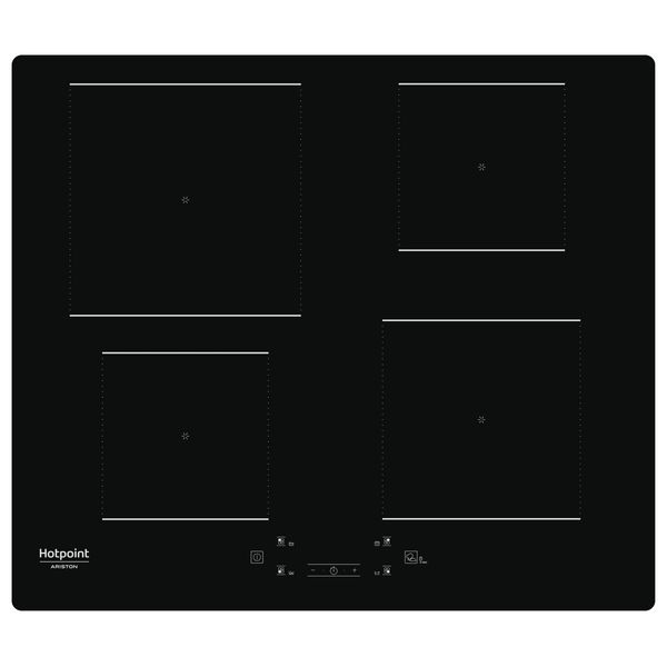 Hotpoint Hq 5660S Ne Piano Cottura Nero Da Incasso 59 Cm A Induzione 4 Fornelli-image