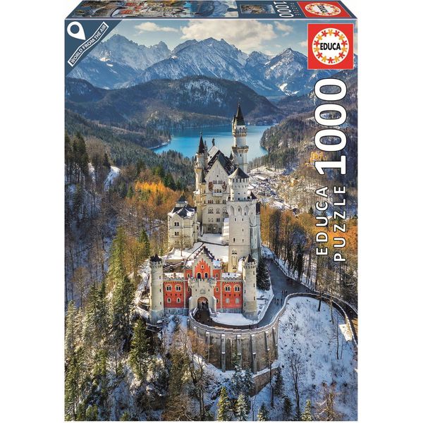 Educa 19261, Castello Di Neuschwanstein, Puzzle Da 1000 Pezzi Per Adulti E Bambini A Partire Dai 10 Anni, Puzzle Paesaggistico, Germania-image