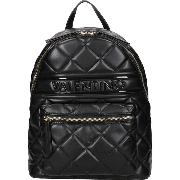 Elegante Zaino Da Donna In Nero Con Dettagli E Logo A Contrasto-image