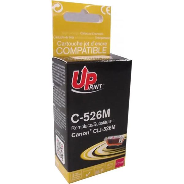 Uprint CLI526 Calamaio Canon, Con Chip, Magenta-image