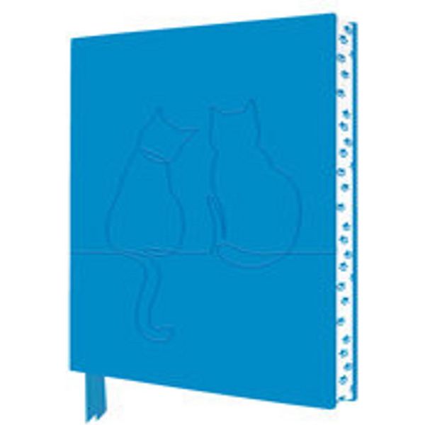 Taccuino D'arte Artigianale Two Happy Cats (Flame Tree Journals)-image