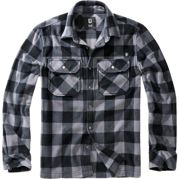 Brandit Camicia Da Uomo A Maniche Lunghe Jeff Fleece Long Sleeve-image