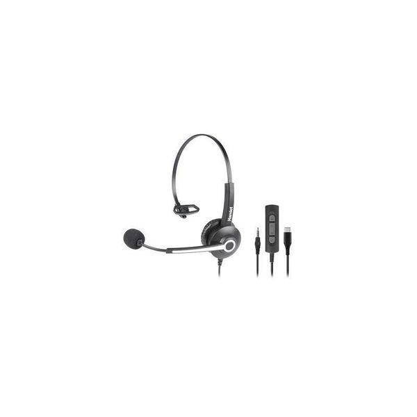 Hamlet HHEADM-CJM Cuffie E Auricolari Cablati Per Ufficio/Centro Decall Usb Tipo C Nero-image
