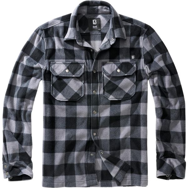 Brandit Camicia Da Uomo A Maniche Lunghe Jeff Fleece Long Sleeve-image