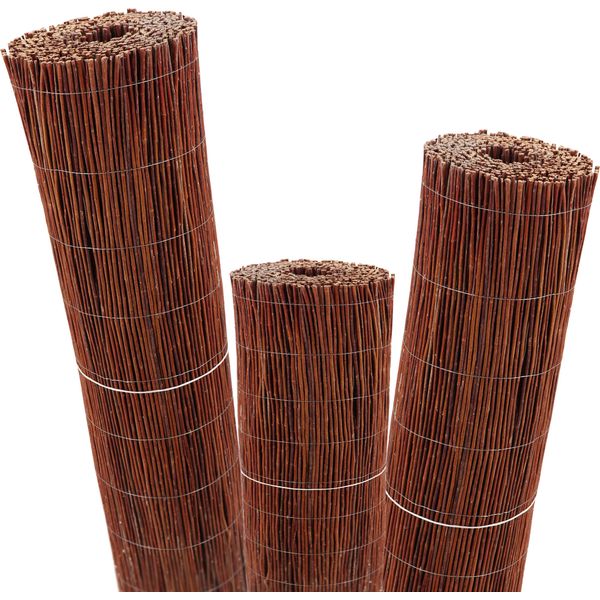 Stuoia Di Salice Aquagart 30M X 100 Cm I Schermo Privacy In Salice Schermo Privacy Naturale Per Giardino-image