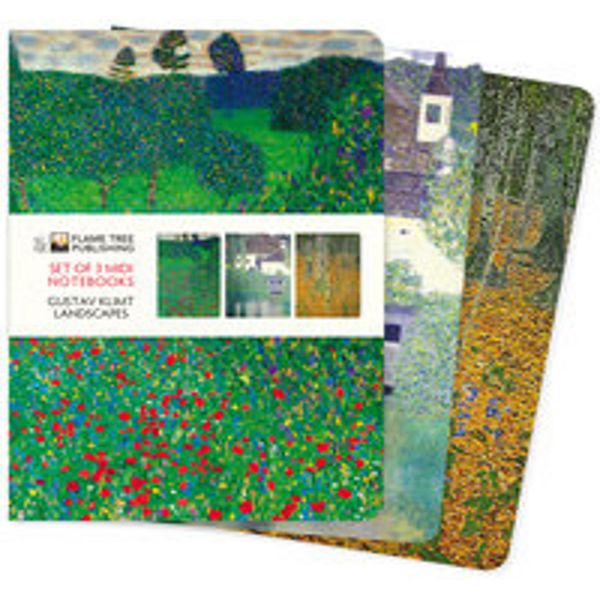 Gustav Klimt: Paesaggi Set Di 3 Quaderni Midi-image