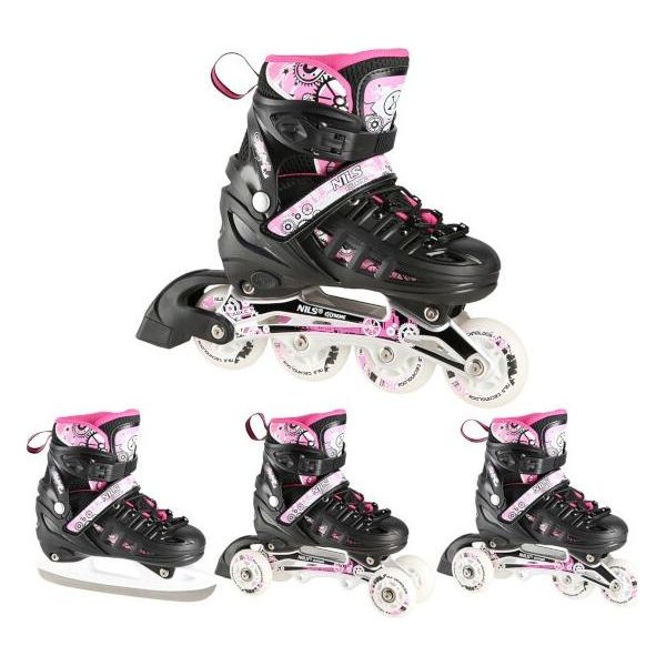 Pattini Nils Extreme NH10905.2 4In1 Rosa L(39-42)-image