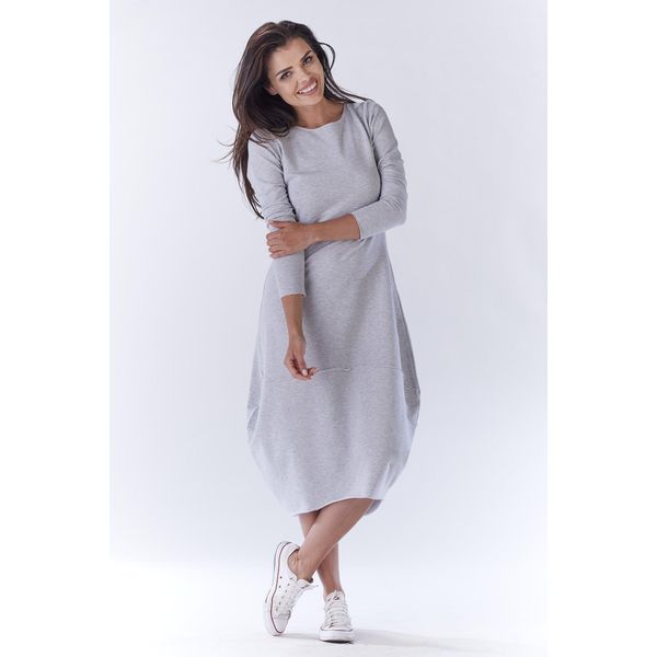 Mini Abito Da Donna Awama Elsavere A191 Grigio L/Xl-image