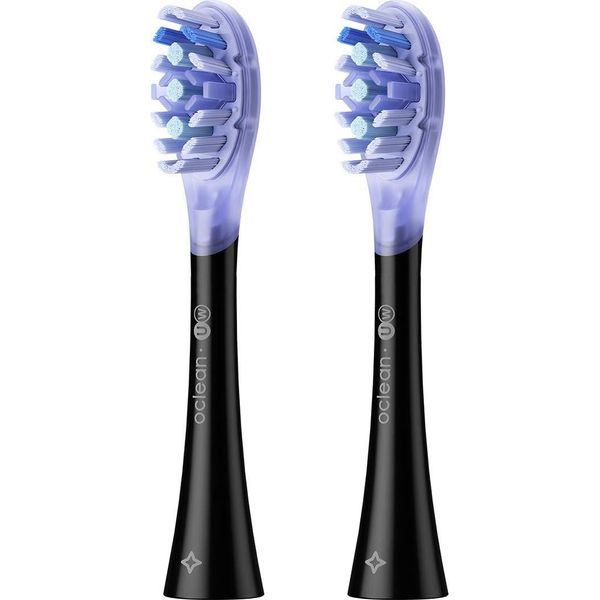 Oclean Testina Ultra Bianca, Confezione Da 2, Nera-image