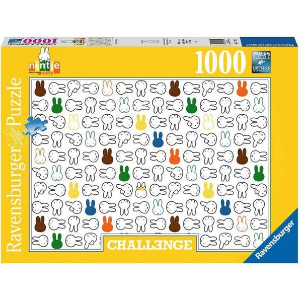 Ravensburger Challenge Puzzle Miffy, 1000 Pezzi.-image