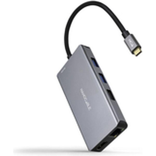 Hub Usb Nanocable 10.16.1009 Grigio (1 Unità)-image