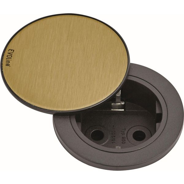 Presa Di Corrente Da Incasso Per Cucina, Imbottita, Presa Di Corrente Per Cucina Ø 59 Mm Evoline One-image