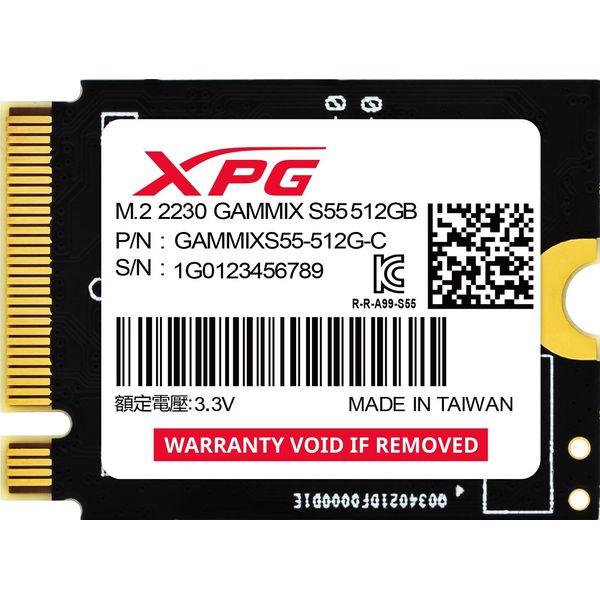 Xpg SGAMMIXS55-512G-C Unità Interna Con Memoria A Stato Solido Da 512 Gb M.2 Pci Express 4.0 Nvme 3D Nand-image