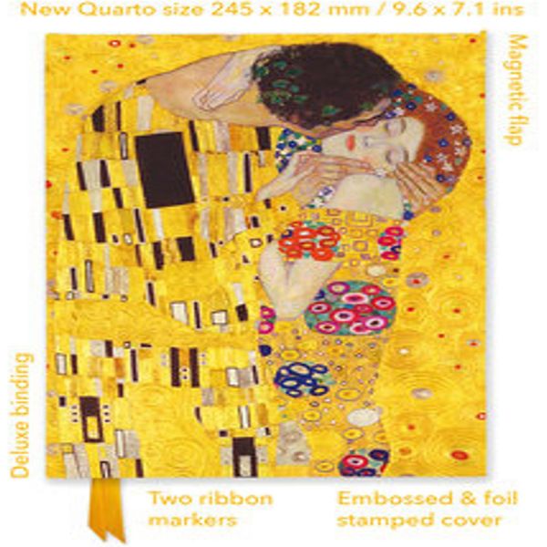 Gustav Klimt: Il Bacio (Rivista In Quarto Smerigliato)-image