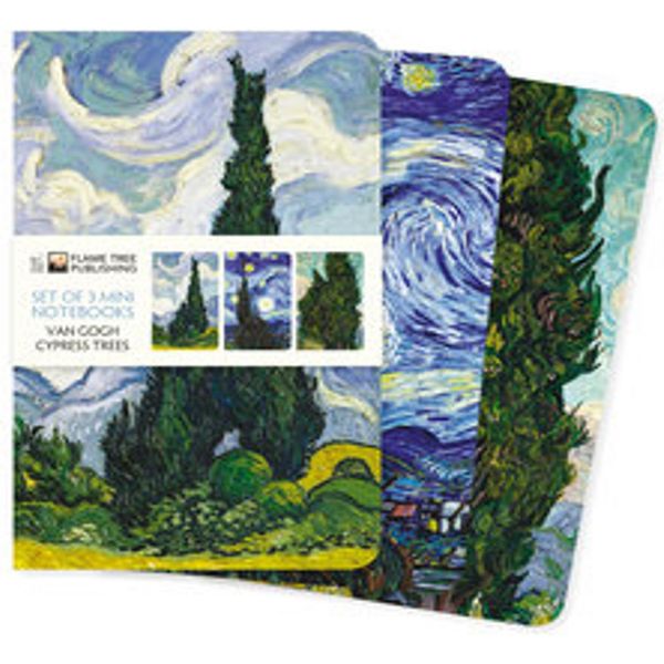 Vincent Van Gogh: Cipressi Set Di 3 Mini Taccuini-image