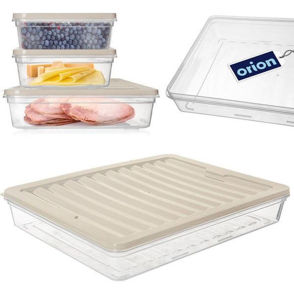 Orion Contenitore Per Alimenti Con Coperchio Contenitore Per Alimenti Contenitore Per Cucina 2 L-image