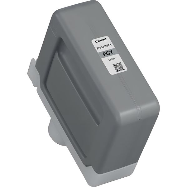 Canon PFI-3300 Pgy - 330 Ml - Photo Grau - Originale-image