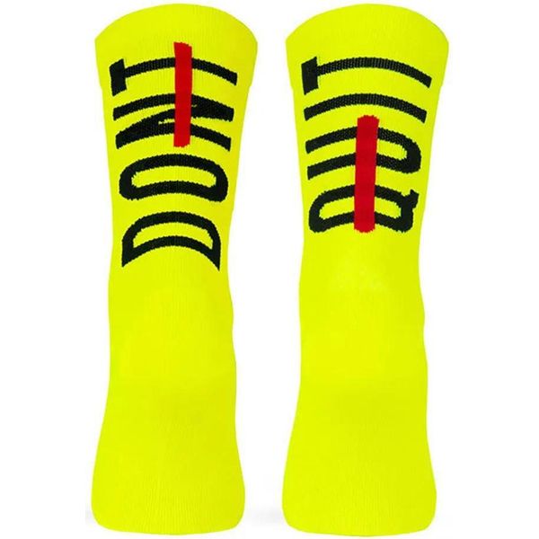 Pacific Socks Don't Quit Calzini Giallo Eu 42-45 Uomo, Donna Giallo Eu 42-45-image