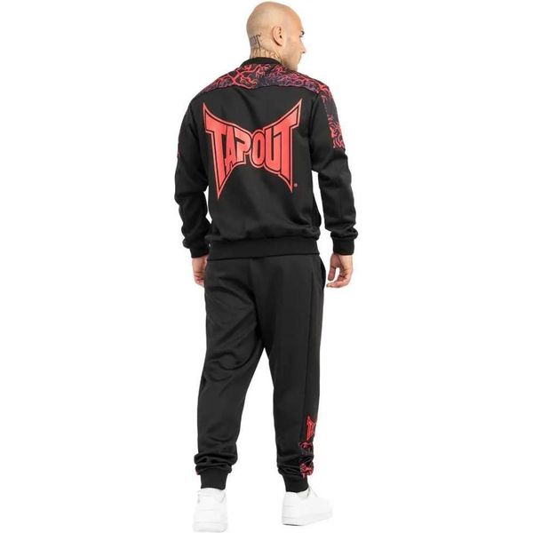 Tuta Uomo Regular Fit Roots Taptrack Nero/Rosso/Aubergine S Tapout-image