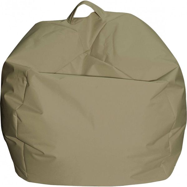 Talamo Italia Pouf Ascia 65X65X50H Cm Beige, Beige Forma Sacco Italy-image