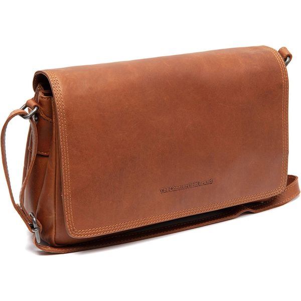 The Chesterfield Brand Pelle Borsa A Tracolla Laverton Crossbody Bag Cognac Marrone Chiaro-image