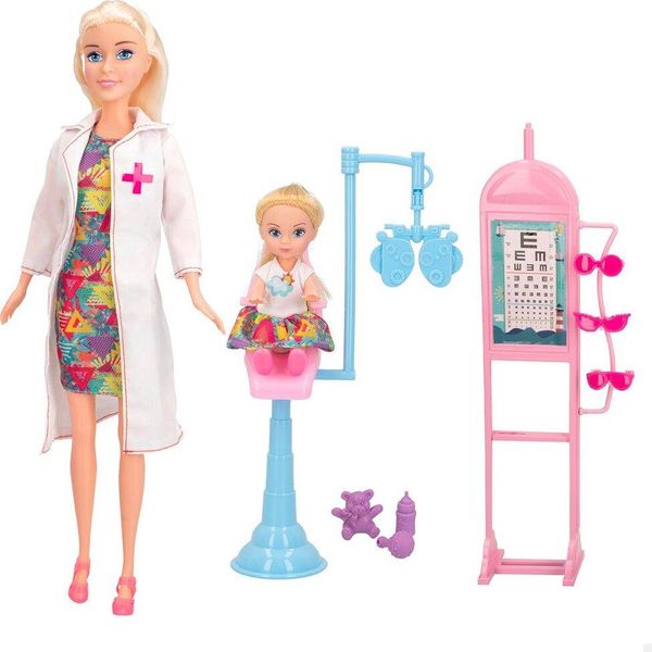 Set Oftalmologo Baby Shark Con Accessori Isabella Per Bambole Rosa Rosa Taglia Unica-image