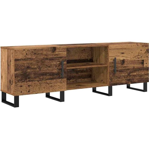 Vidaxl Mobile Tv In Legno Recuperato 150 X 30 X 50 Cm Materiale A Base Di Legno-image