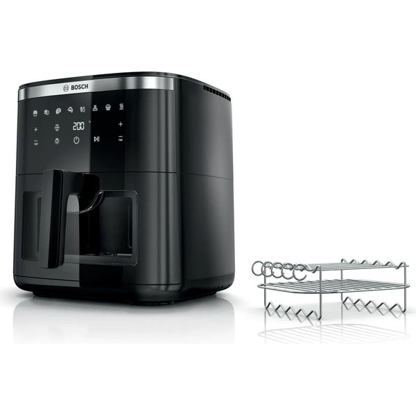 Bosch Serie 6 Friggitrice Ad Aria Nero MAF671B1-image