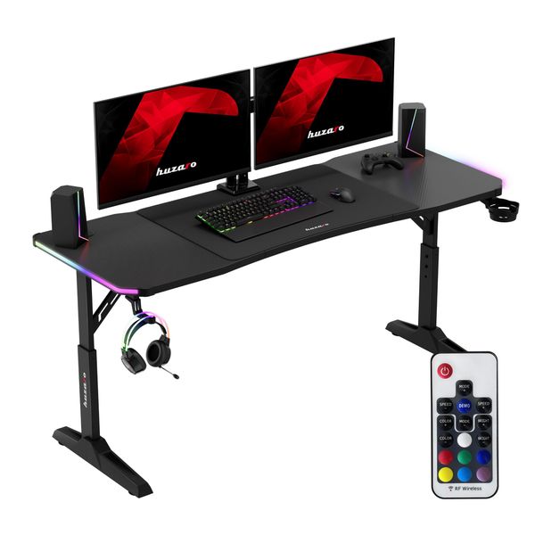 Huzaro Hero 4.6 Rgb Black Gaming Desk-image