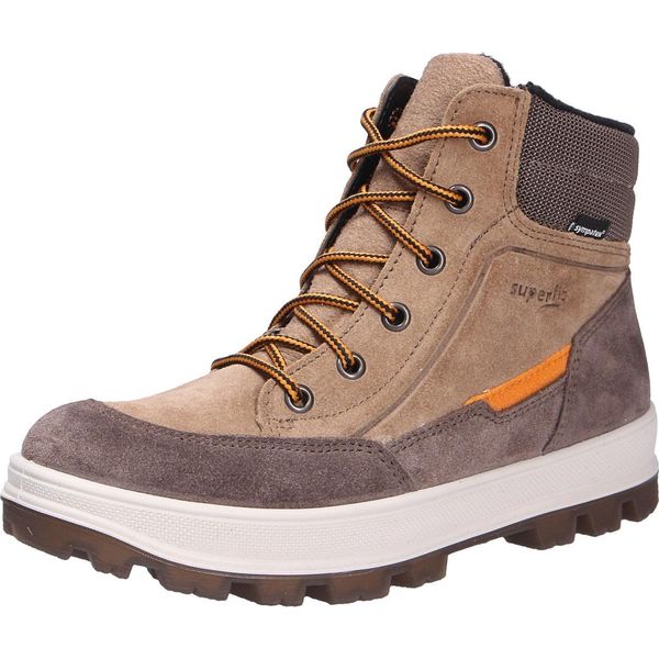 Stivali Stringati Superfit Tedd Da Ragazzo In Marrone, Misura 39-image