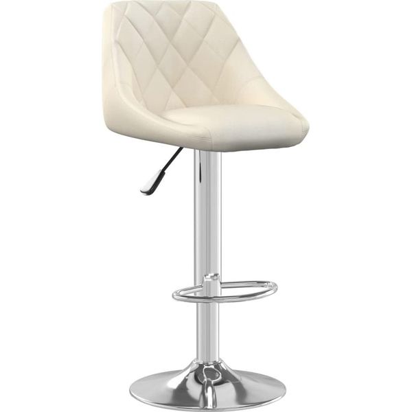 Syfax™ Sgabello Da Bar Crema In Velluto-image