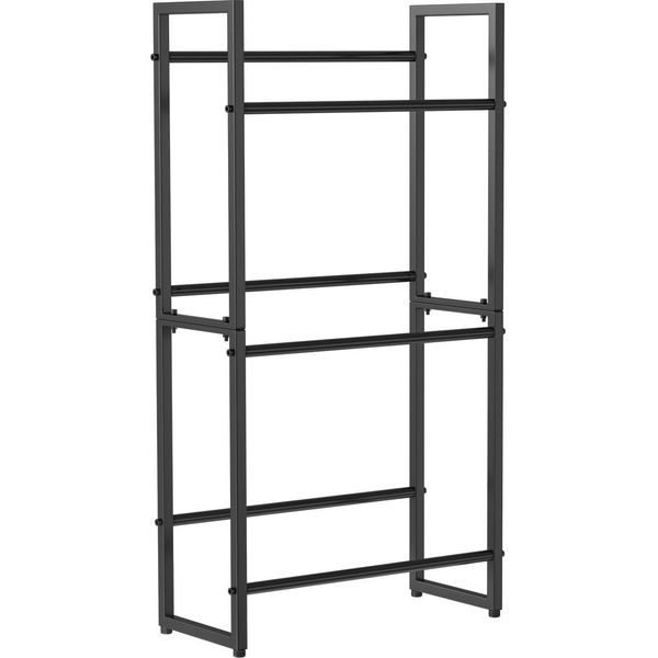 Izrielar Portabottiglie 6 Casse Capacità Portabottiglie Metallo In Piedi Ideale Per Cucina E Dispensa 2 Pezzi-image