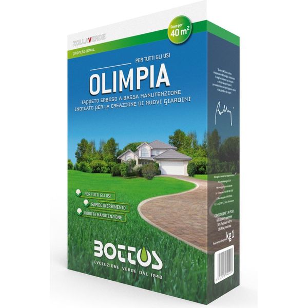Olimpia - 1 Kg Bottos Seme Professionale Per Prato-image