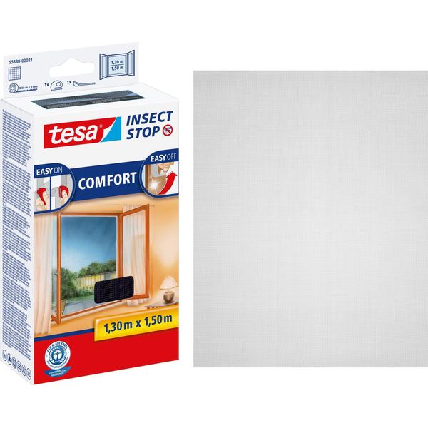 Tesa Comfort Zanzariera Per Finestre, 1,30 M X 1,50 M-image
