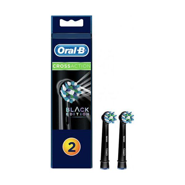 Testine Di Ricambio Con Tecnologia Cleanmaximiser Crossaction Black, 2 Pz-image