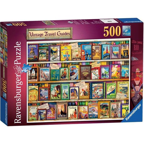 Ravensburger - Puzzle 500 Guide Di Viaggio D'epoca - Ravensburger - (Giocattoli / Puzzle)-image
