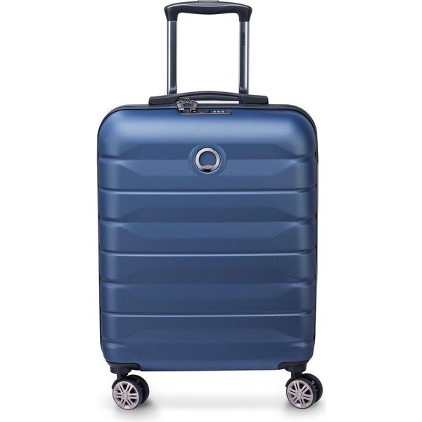 Delsey Paris Carrello Air Armour 4DR Cabin Trolley Slim 55 Night Blue-image