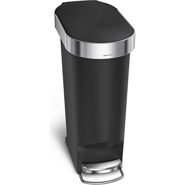 Simplehuman Cestini - Cestino Per Rifiuti Slim 40 L, Nero CW1390-image