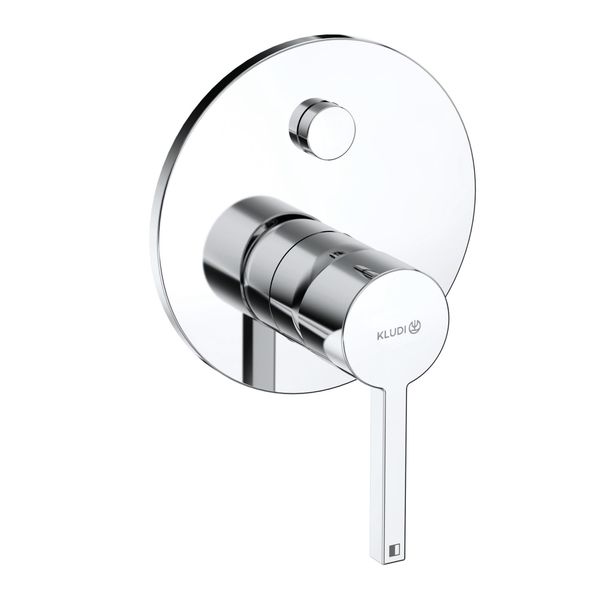 Kludi Nova Fonte Miscelatore Da Incasso Per Vasca/Doccia Push Set Con Funzione Ins. F. 88022 Cromo-image
