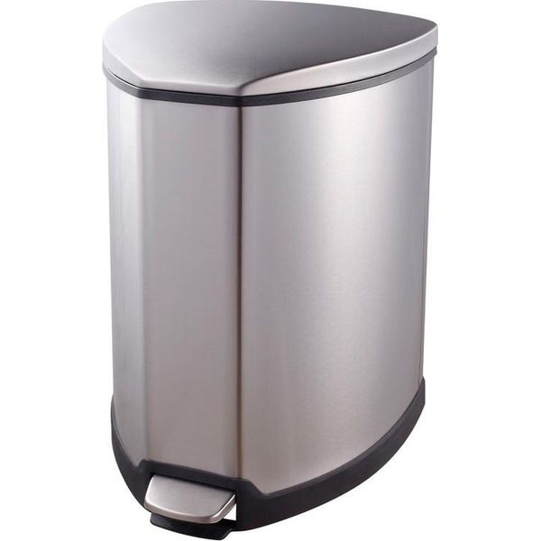 Eko - Cestino A Pedale Grace 25 Litri - Acciaio Inox Plastica - Acciaio Inox Opaco-image