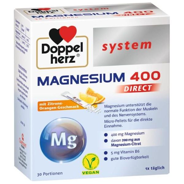Doppio Cuore Magnesio 400 Pellet Sistema Diretto 30 Capsule-image