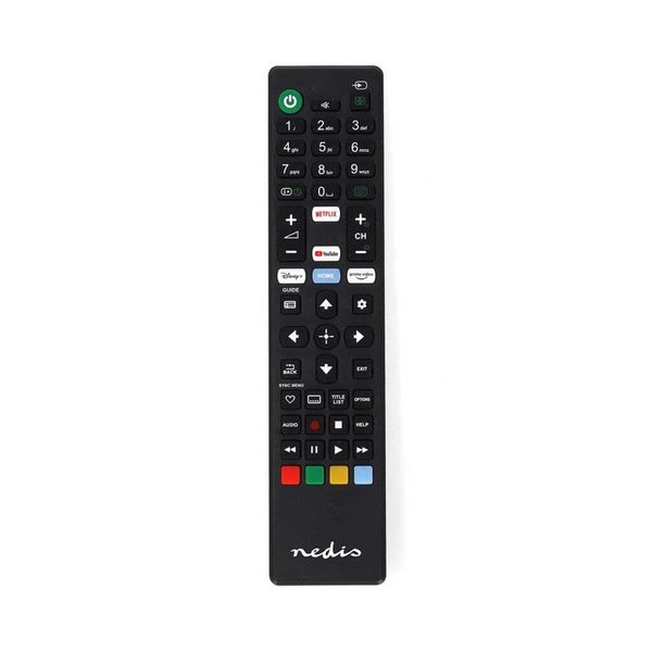 Controllo Remoto Sostitutivo | Adatto Per: Sony | Risolto | 1 Dispositivo | Pulsante Amazon Prime / Disney + Pulsante Netflix / Pulsante Youtube | Infrarosso | Nero-image