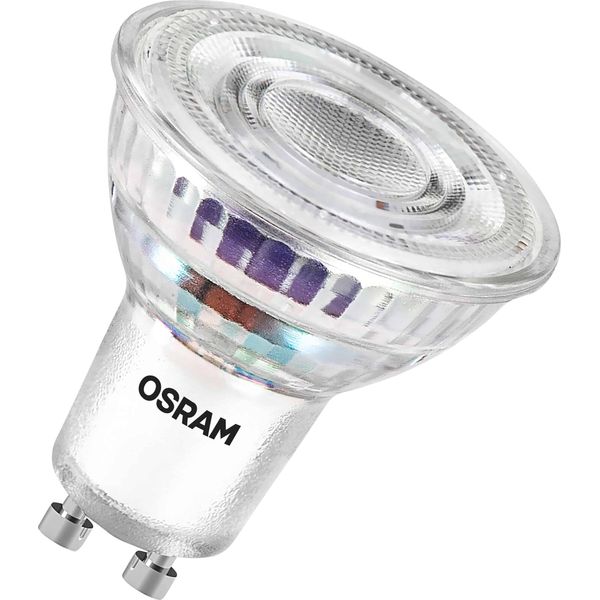 Osram Energy Class Lampada Led Con Riflettore PAR16 Da 2,5 W, 450 Lm, Bianco Freddo (4000 K) In Vetro Senza Piombo Con Base GU10 In Classe Di Efficienza Energetica A, Diametro 50 Mm, IP20.-image