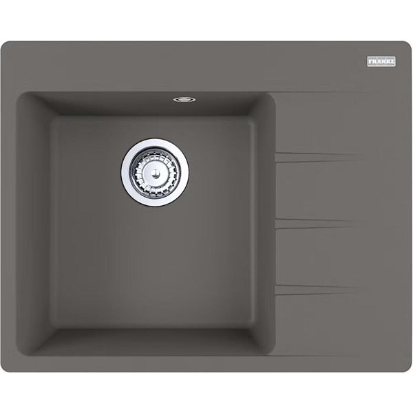 Lavello Da Incasso Franke Centro Cng 611-62 A Fragranit Stone Grey Bacino Sinistro-image