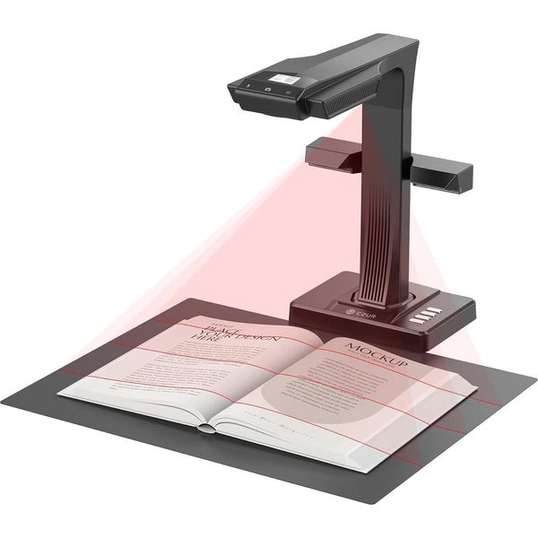 Czur ET24 Pro Scanner Professionale Per Libri Con Hdmi, 24MP, A3 Con Scanner Laser Per Documenti, Tecnologia Di Appiattimento Ocr Per Windows, Macos E Linux)-image